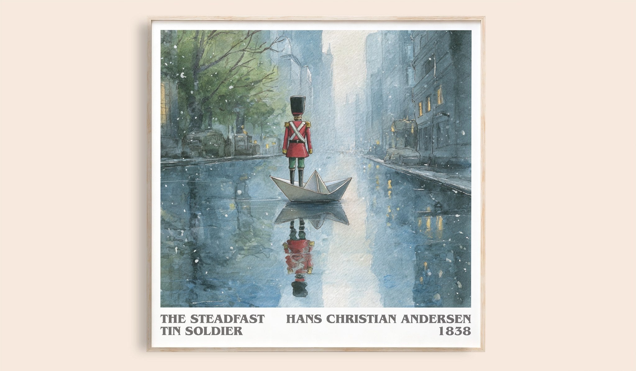 Steadfast Tin Soldier Literary Art Print by Hans Christian Andersen