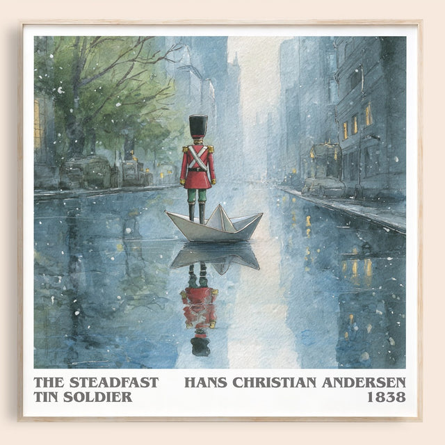 Steadfast Tin Soldier Literary Art Print by Hans Christian Andersen