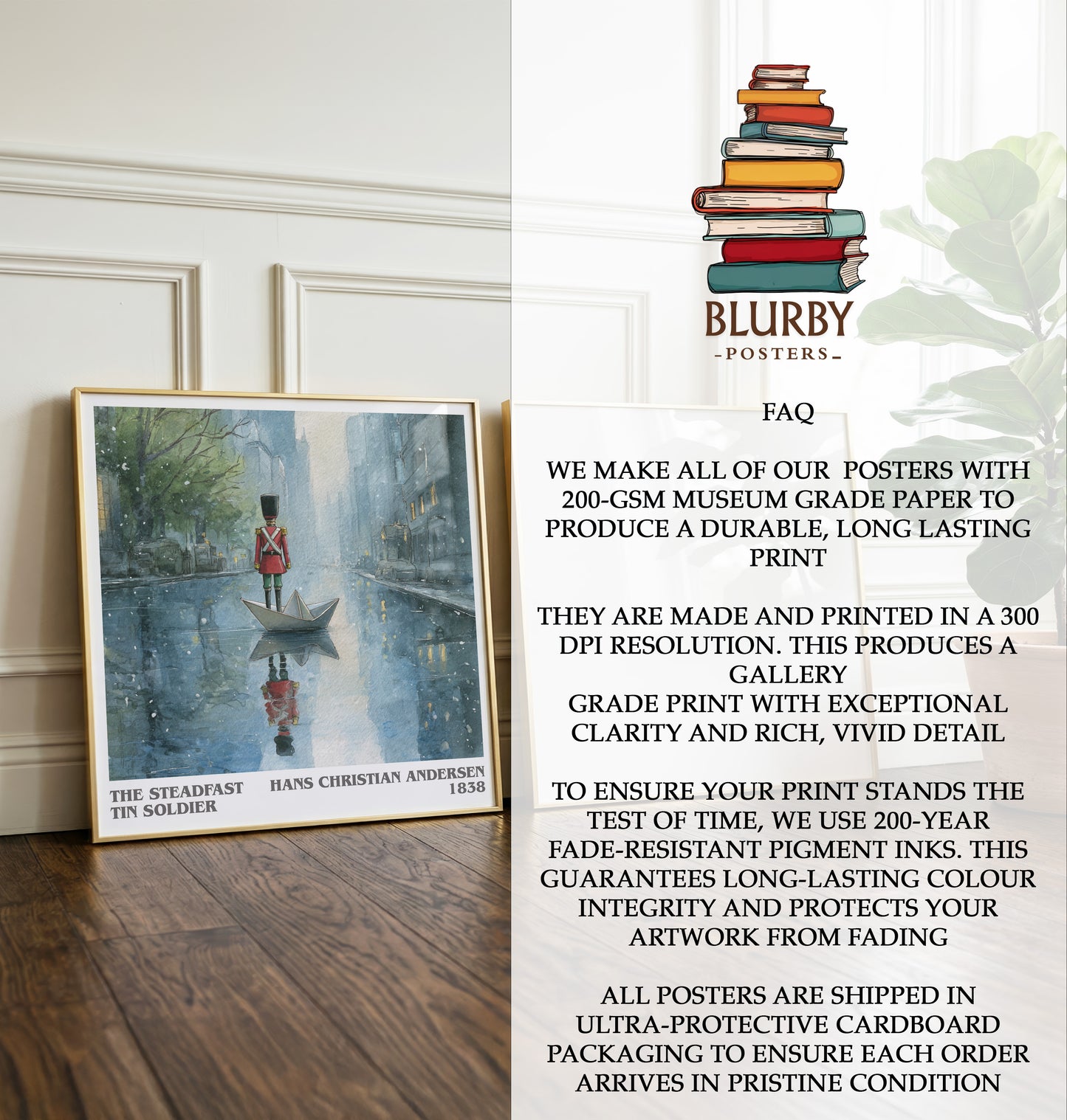 Steadfast Tin Soldier Literary Art Print by Hans Christian Andersen