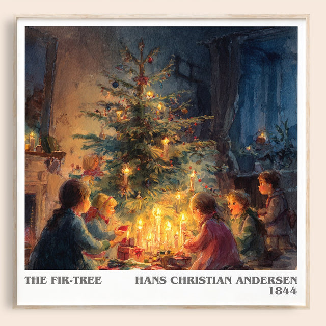The Fir Tree Literary Art Print by Hans Christian Andersen