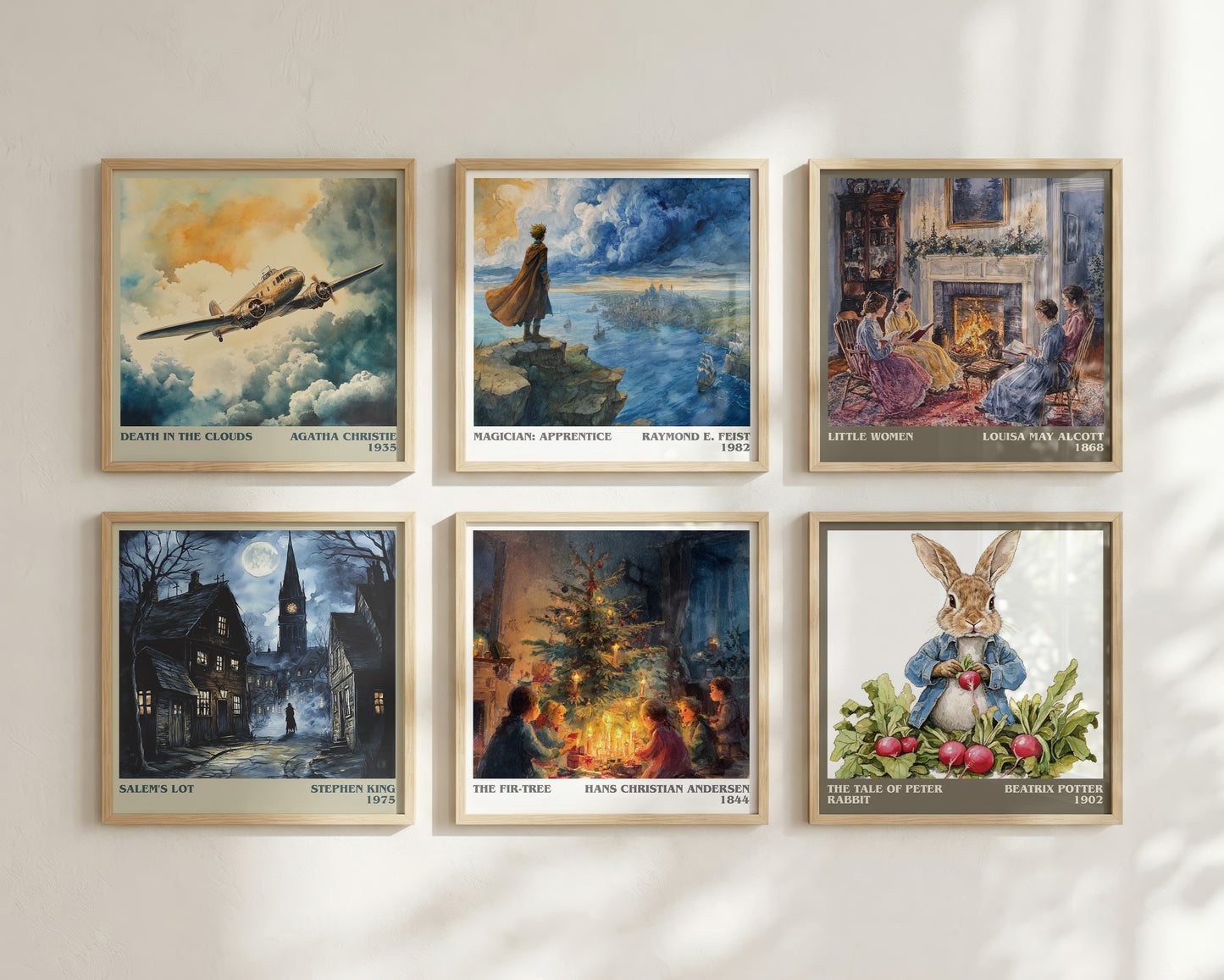 The Fir Tree literary book poster framed on wall – childrens wall art