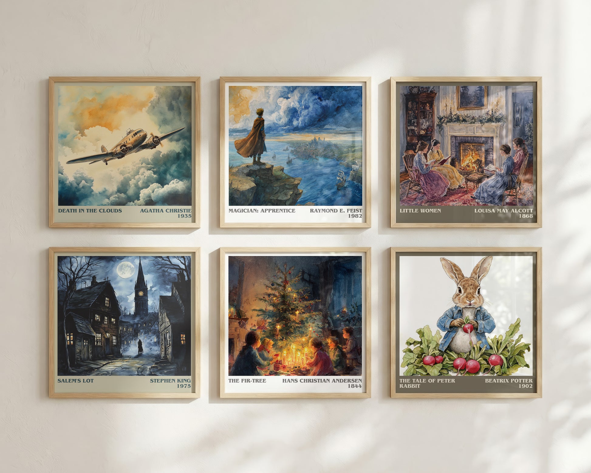 The Fir Tree literary book poster framed on wall – childrens wall art