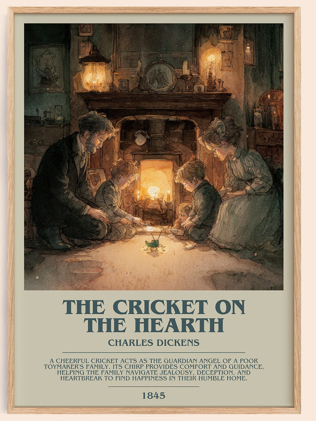 The Cricket On The Hearth Bookish Wall Art by Charles Dickens