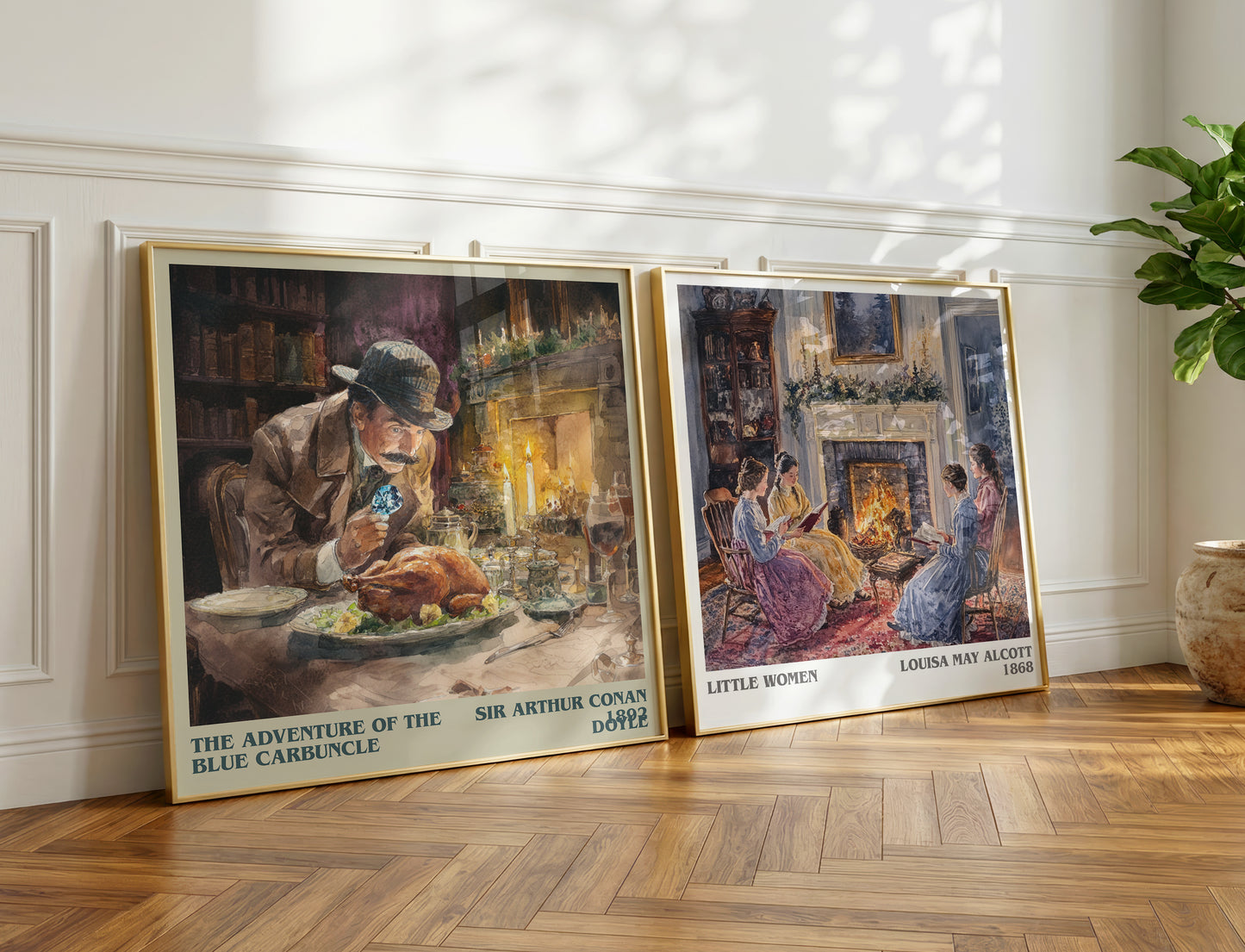 The Adventure Of The Blue Carbuncle book poster packaging – museum-quality print rolled in protective tube