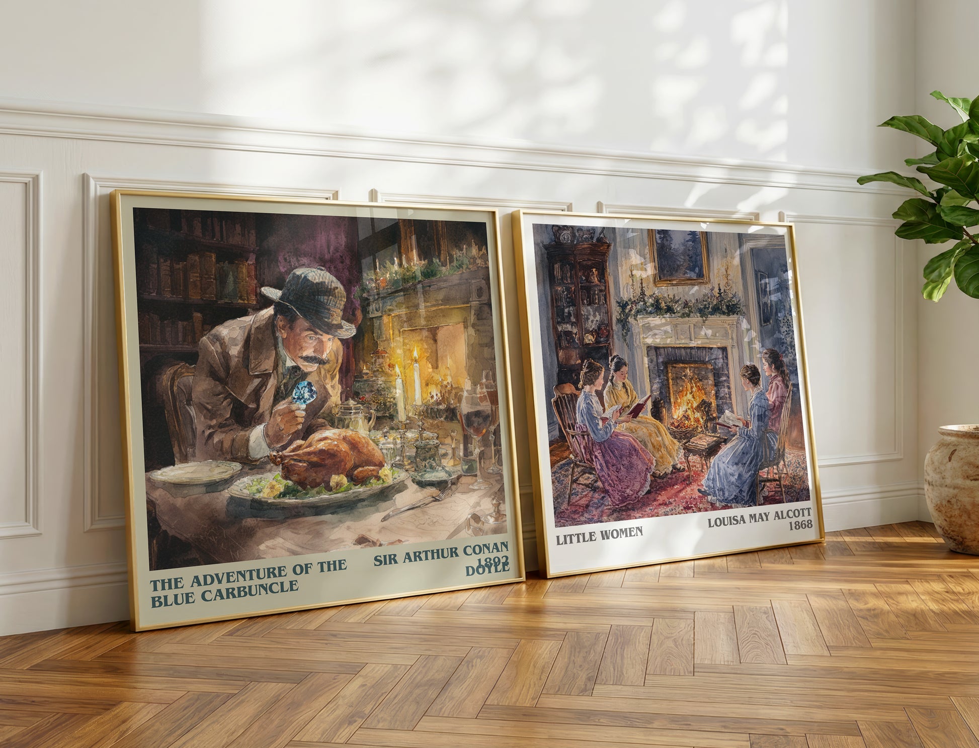 The Adventure Of The Blue Carbuncle book poster packaging – museum-quality print rolled in protective tube