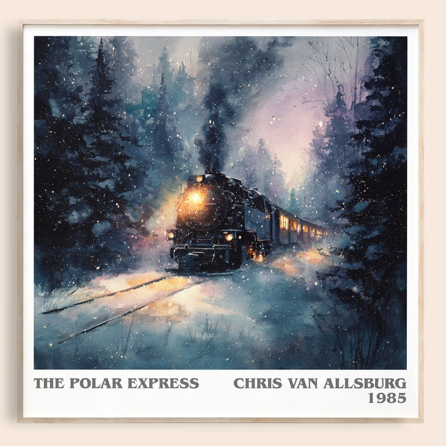 The Polar Express Literary Art Print by Chris Van Allsburg