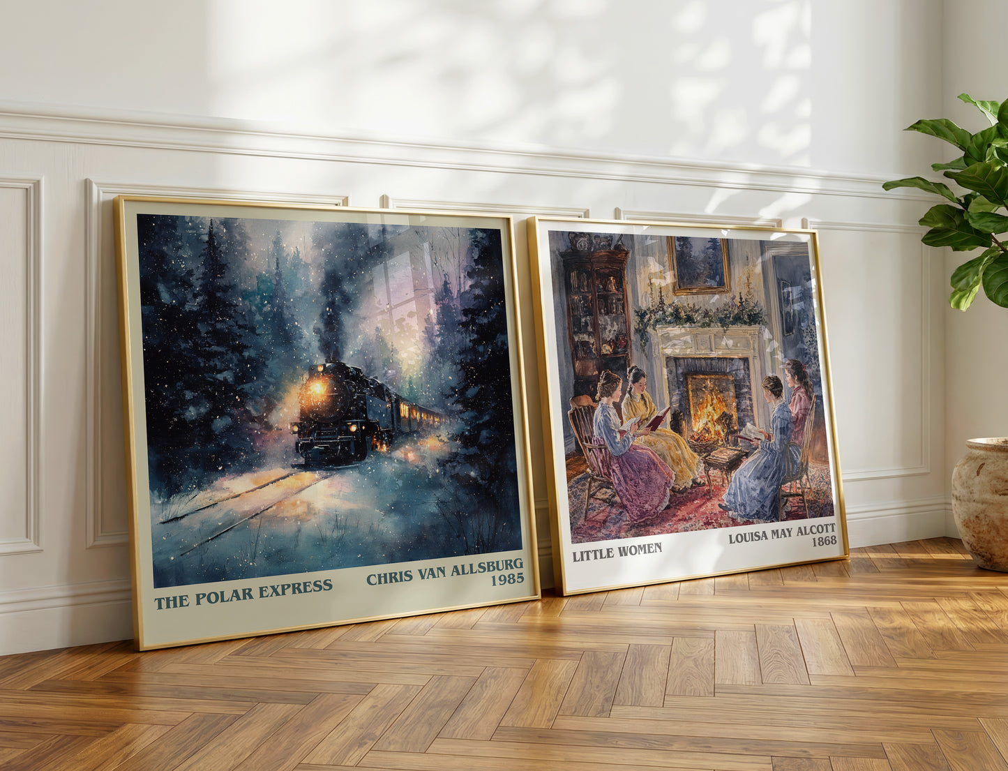 The Polar Express book poster packaging – museum-quality print rolled in protective tube