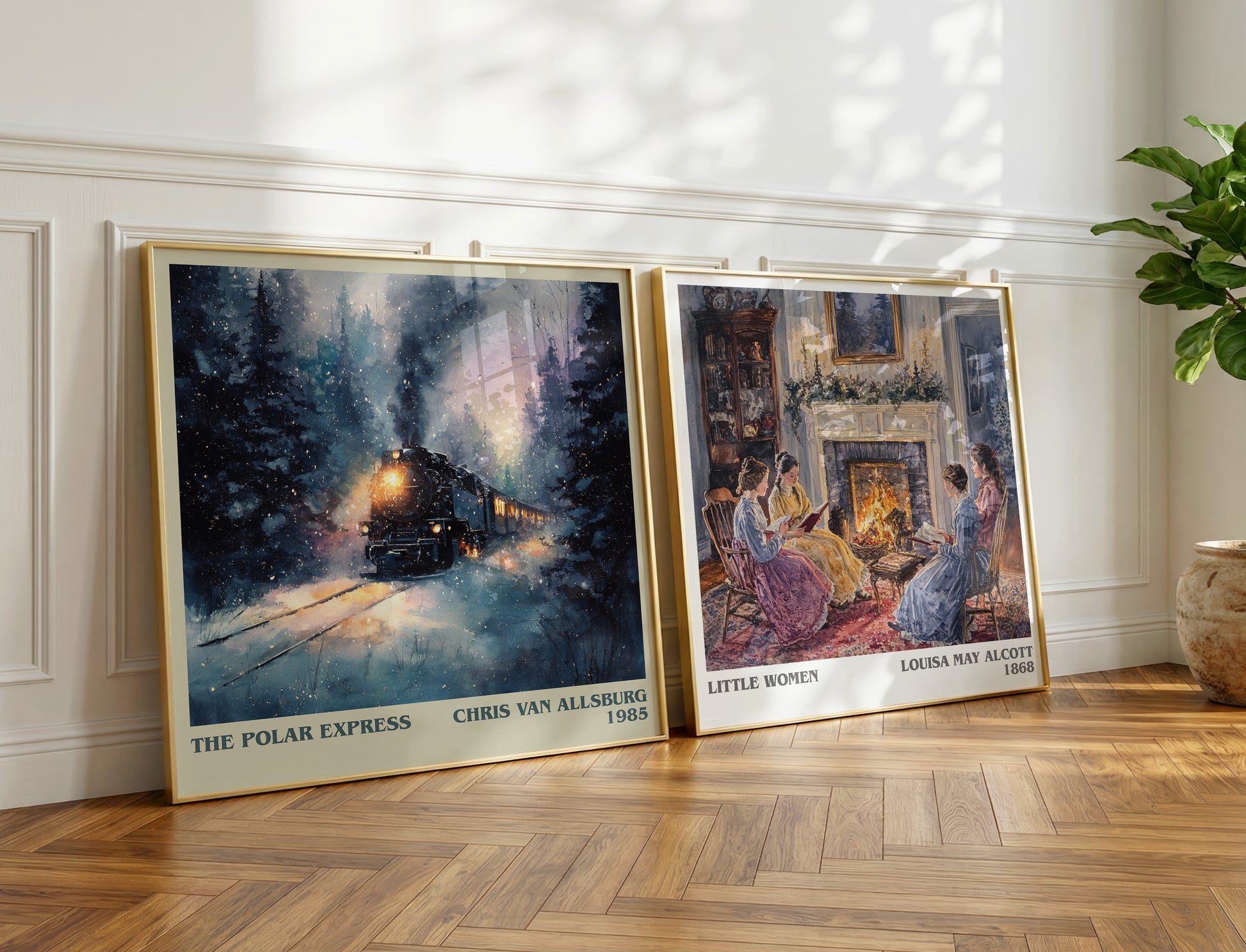 The Polar Express book poster packaging – museum-quality print rolled in protective tube