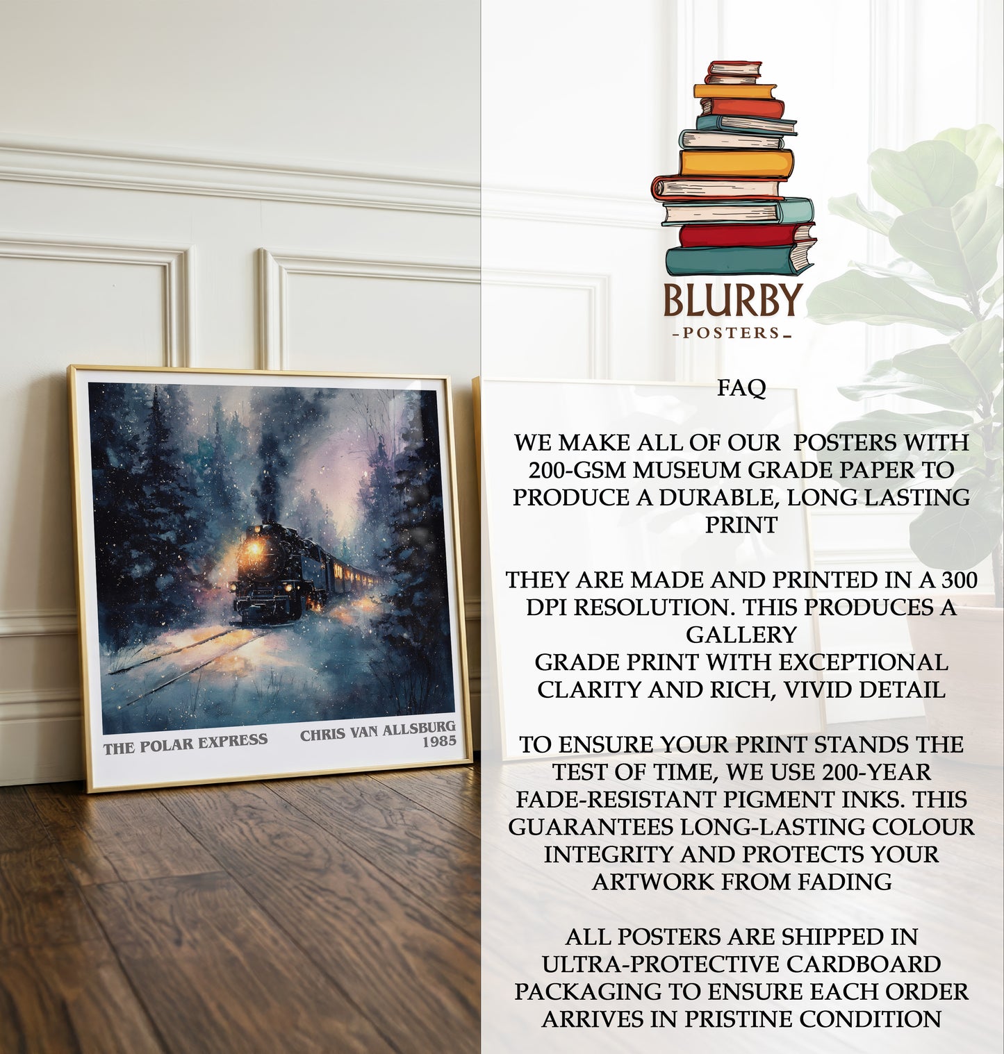The Polar Express Literary Art Print by Chris Van Allsburg