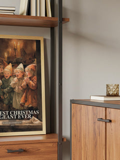 The Best Christmas Pageant Ever book watercolour illustration paper finish options – matte satin gloss