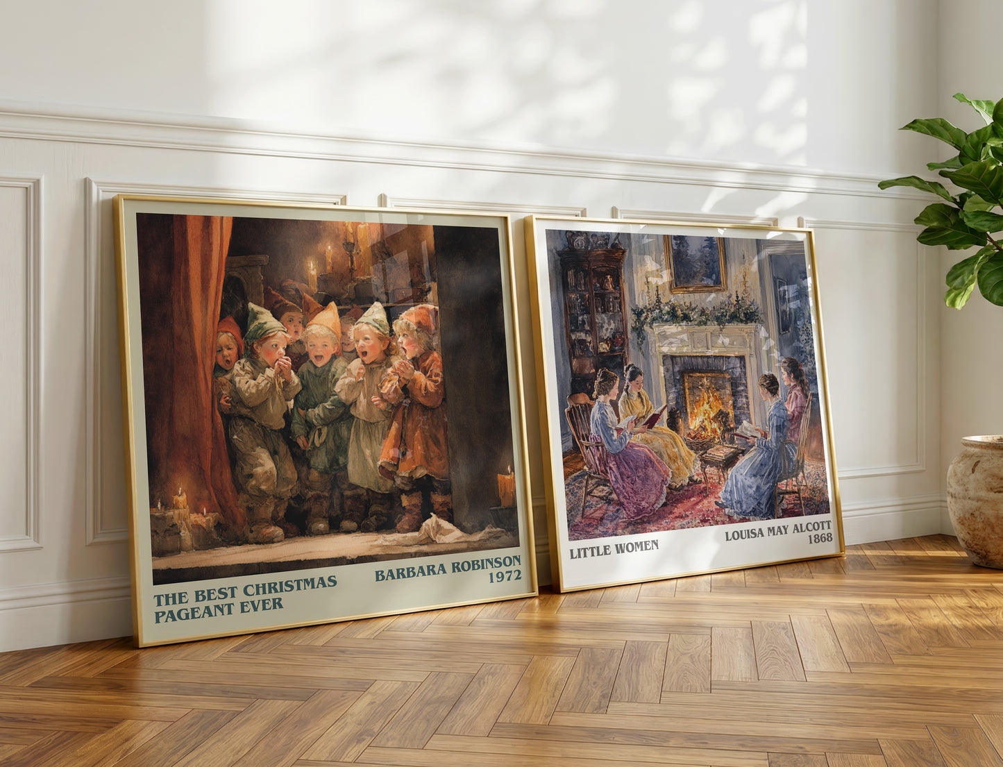 The Best Christmas Pageant Ever book poster packaging – museum-quality print rolled in protective tube
