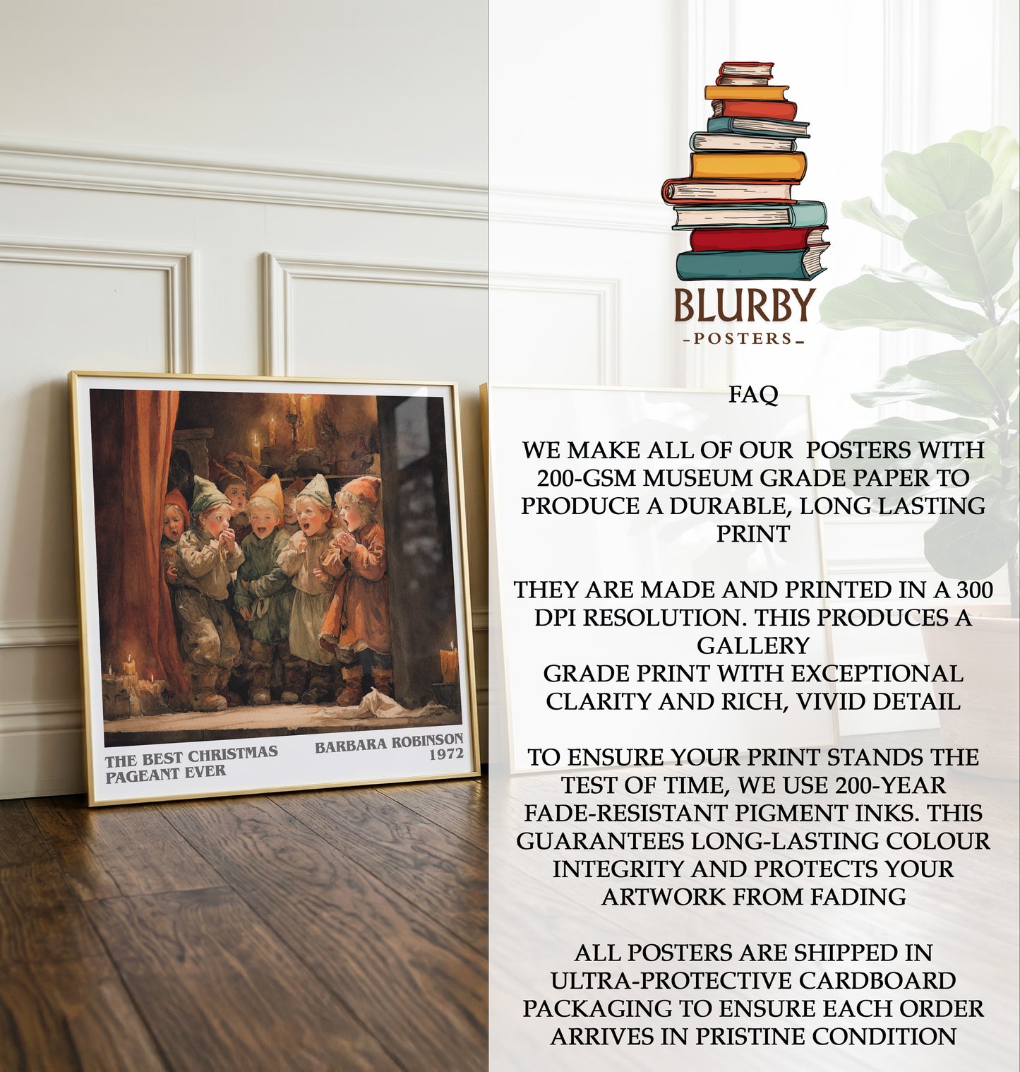 The Best Christmas Pageant Ever Literary Art Print by Barbara Robinson