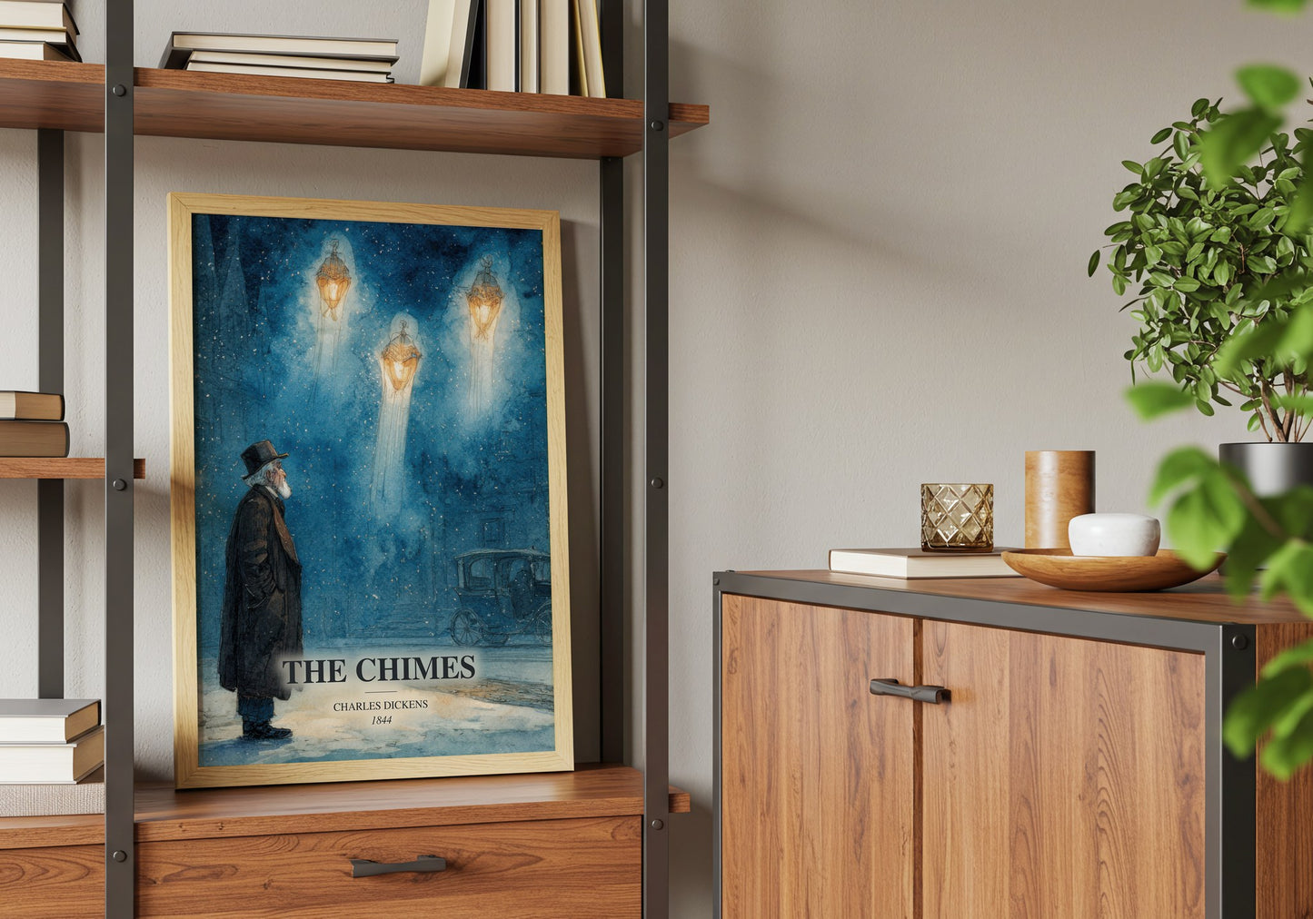 The Chimes book watercolour illustration paper finish options – matte satin gloss