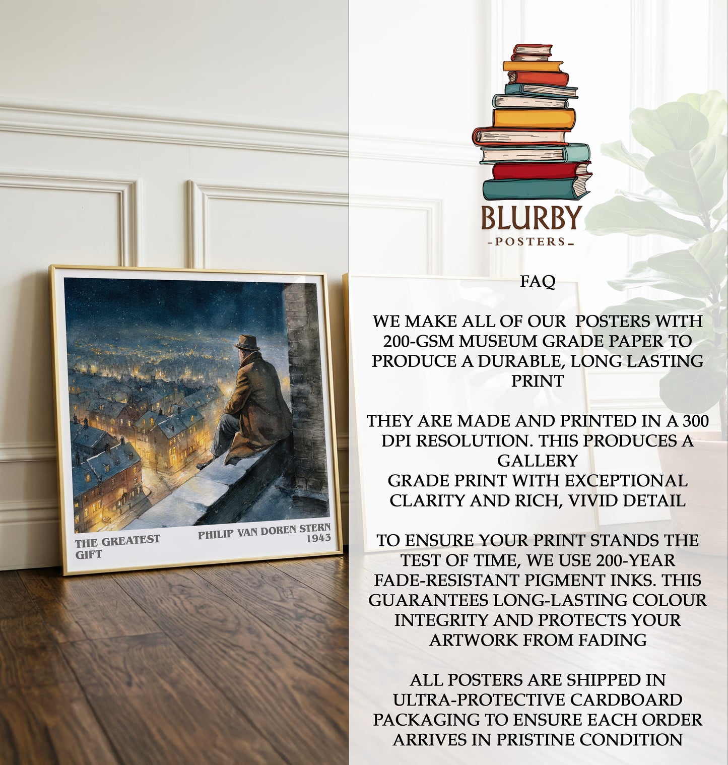 The Greatest Gift Literary Art Print by Philip Van Doren Stern