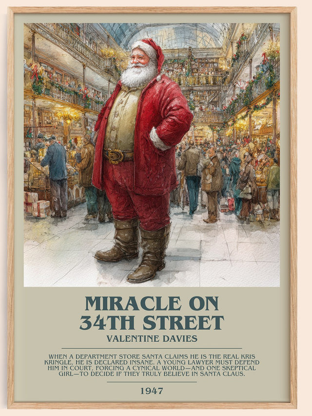 Miracle On 34th Street Bookish Wall Art by VALENTINE DAVIES