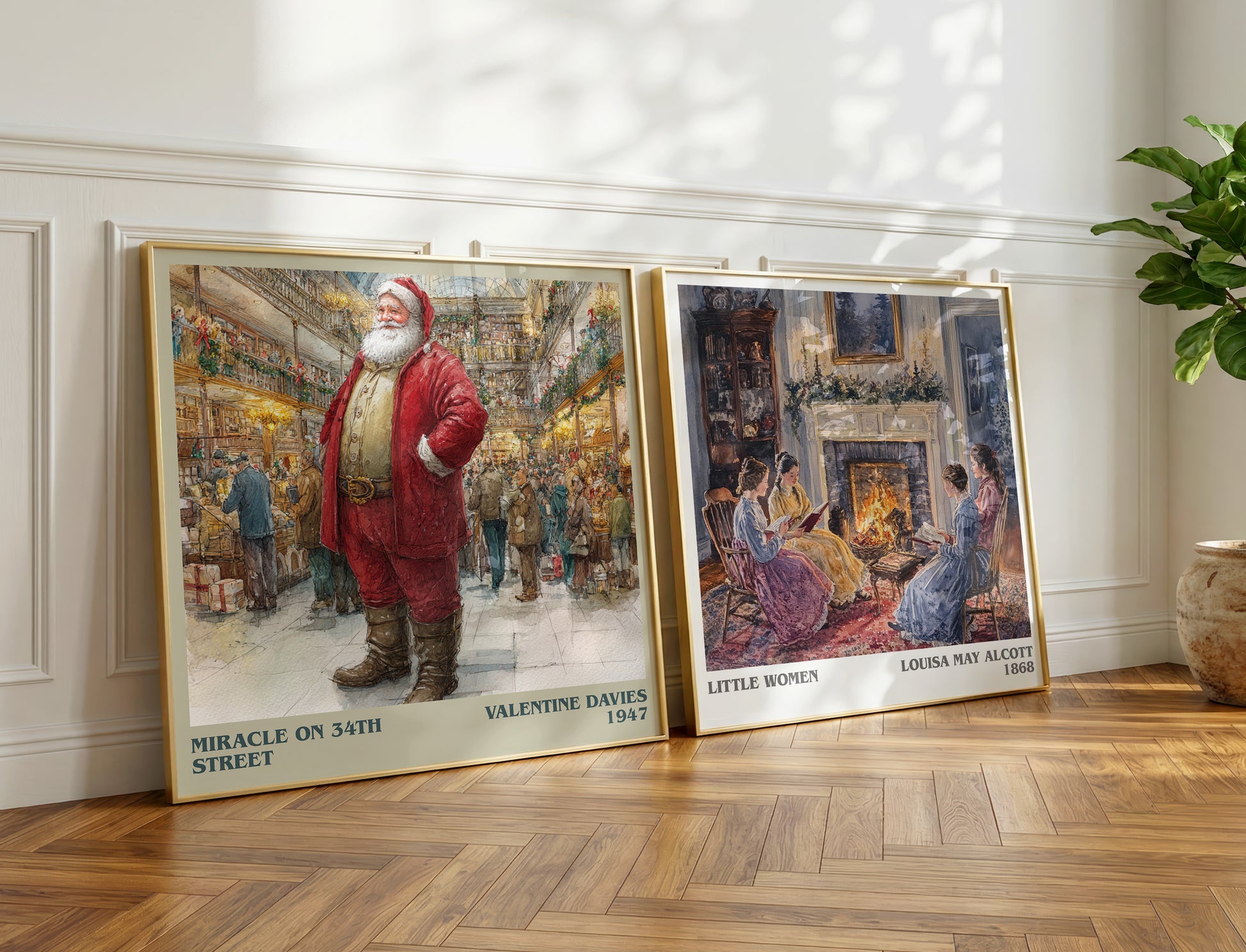 Miracle On 34th Street book poster packaging – museum-quality print rolled in protective tube