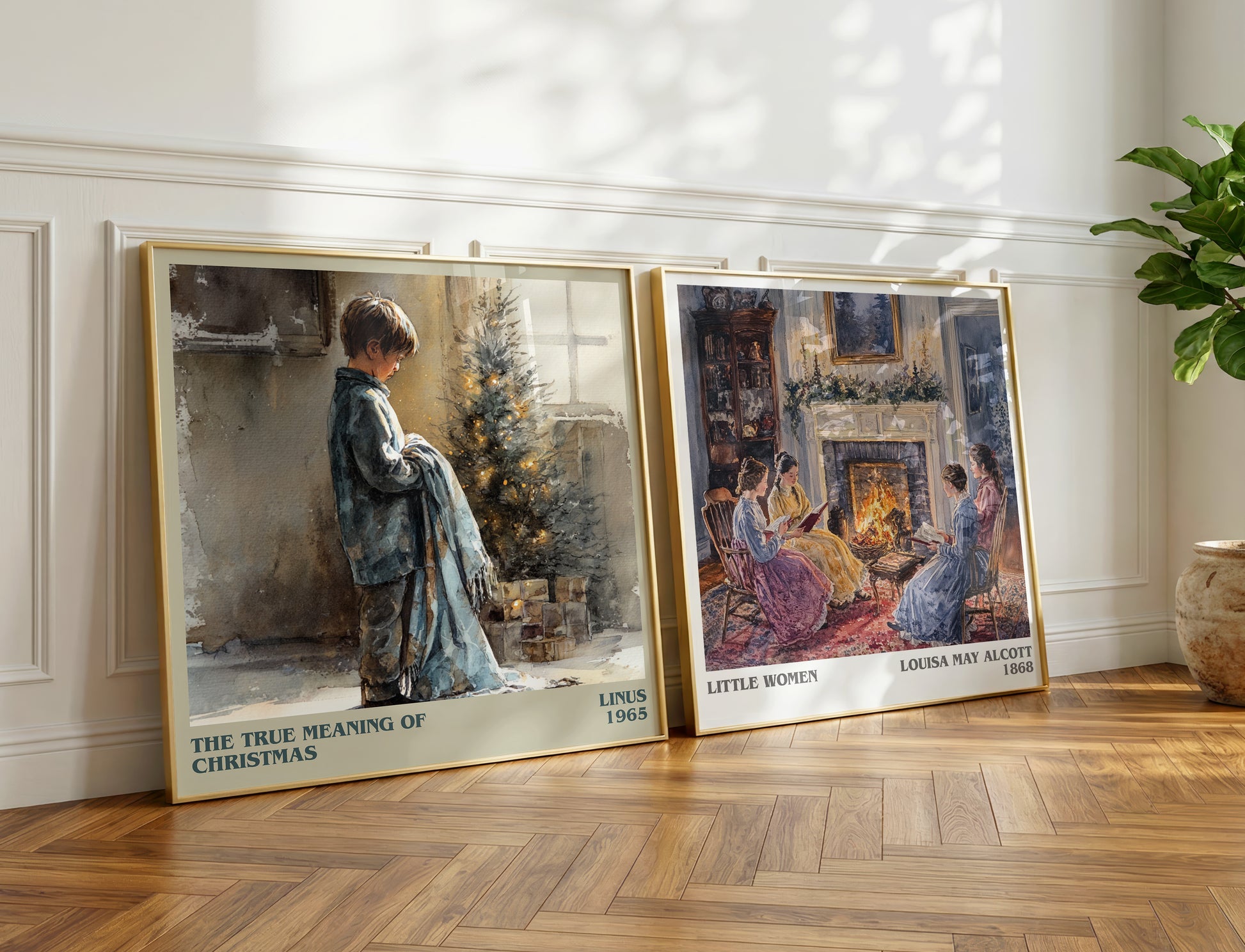 The True Meaning Of Christmas book poster packaging – museum-quality print rolled in protective tube