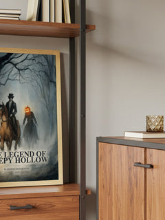 The Legend Of Sleepy Hollow book watercolour illustration paper finish options – matte satin gloss