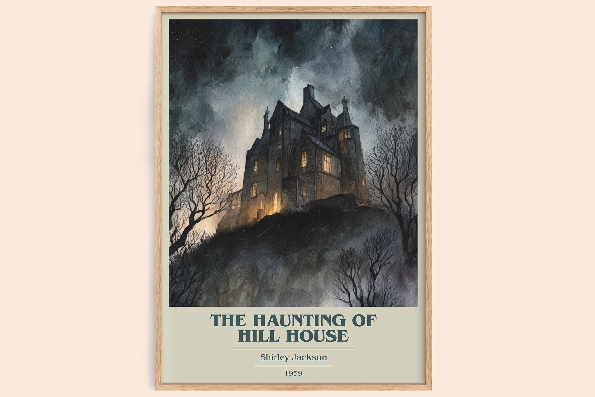 The Haunting of Hill House Book Cover Poster by Shirley Jackson