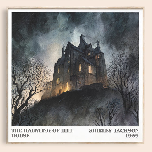 The Haunting of Hill House Literary Art Print by Shirley Jackson