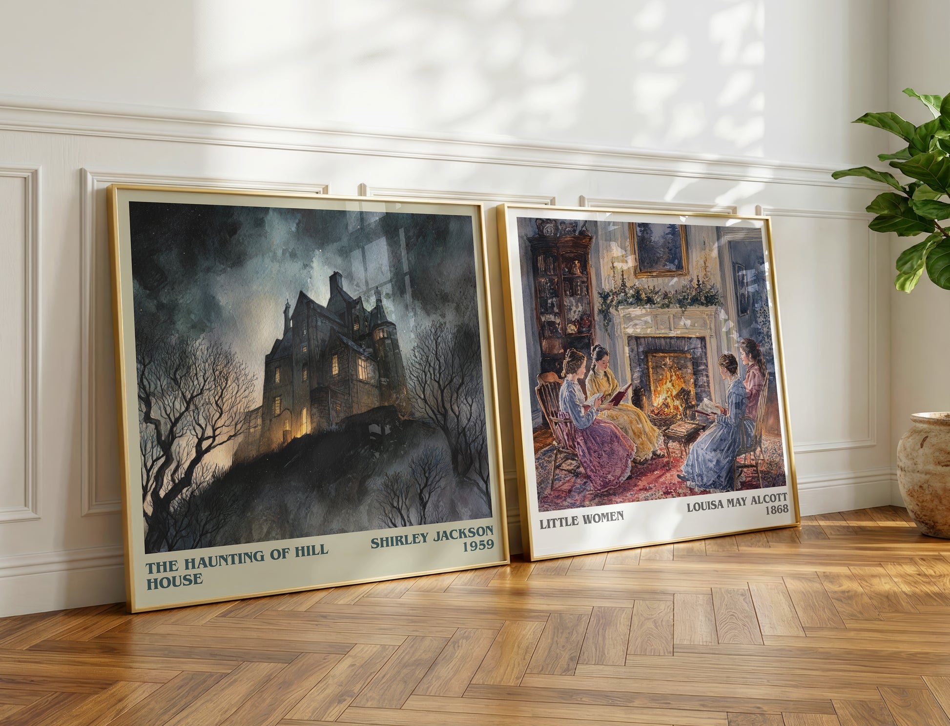 The Haunting of Hill House book poster packaging – museum-quality print rolled in protective tube