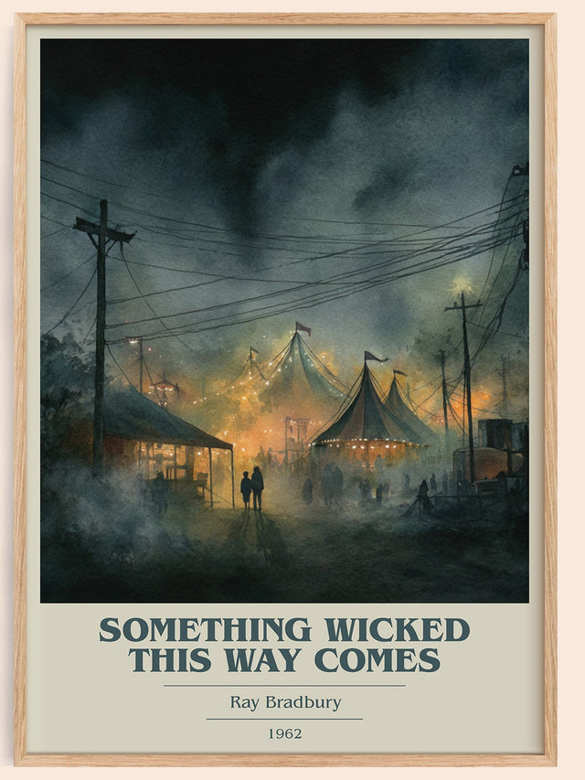 Something Wicked this Way Comes Book Cover Poster by Ray Bradbury