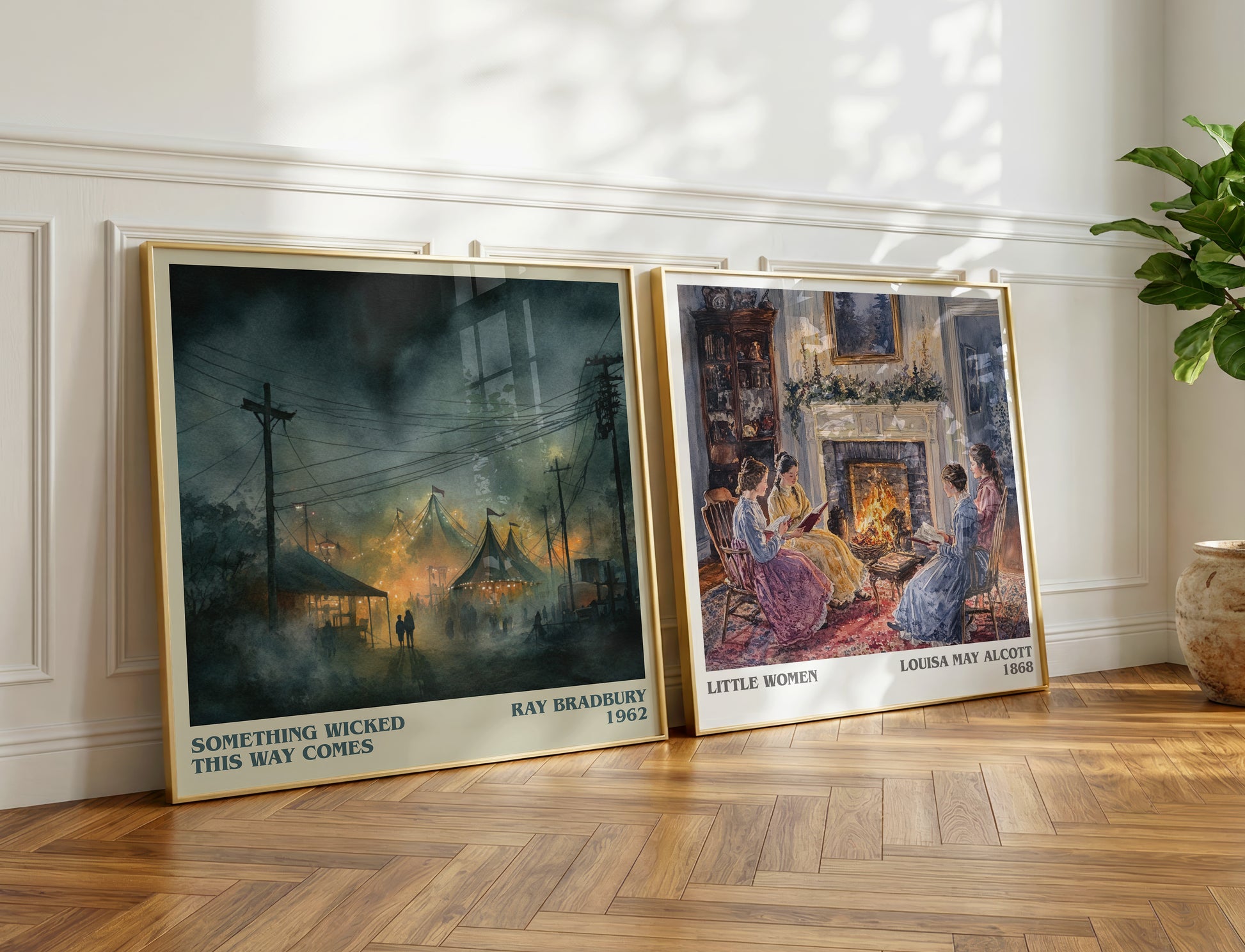 Something Wicked this Way Comes book poster packaging – museum-quality print rolled in protective tube