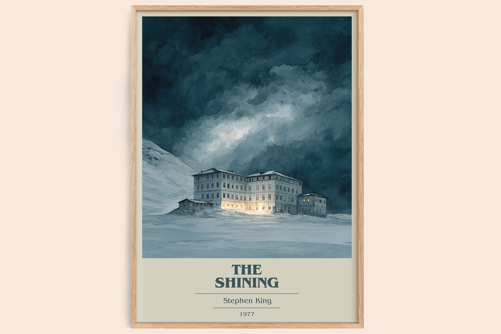 The Shining Book Cover Poster by Stephen King