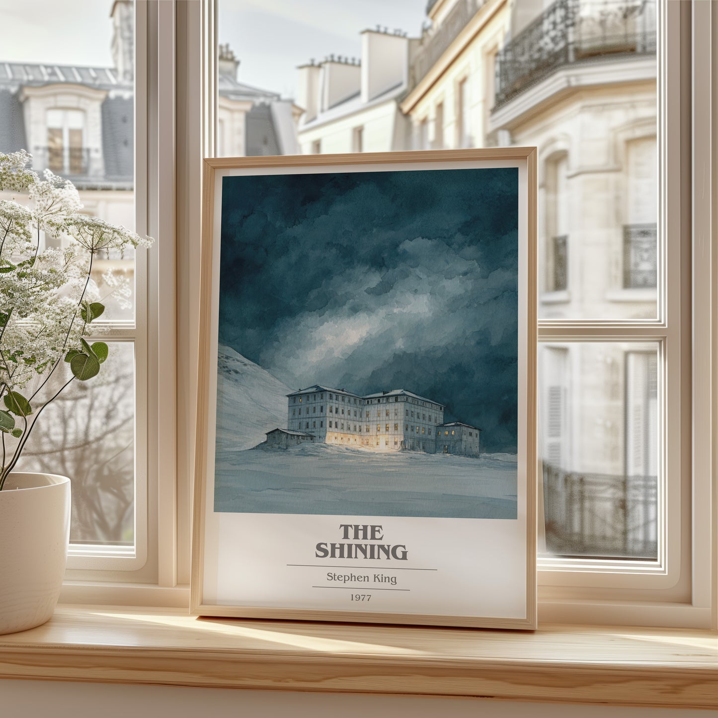The Shining book cover poster colour and style options – Stephen King book art