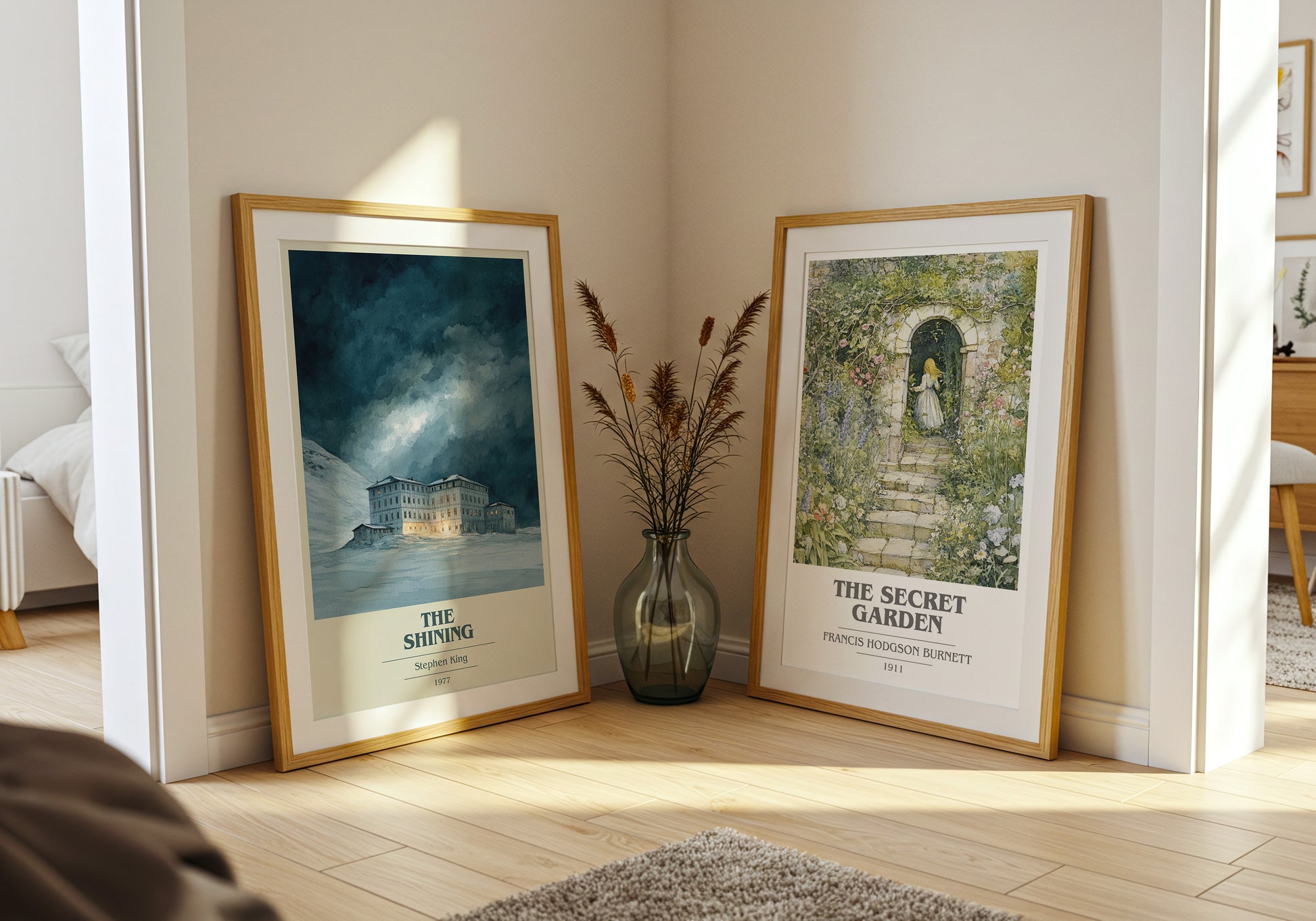 The Shining book cover book poster framed on wall – horror wall art