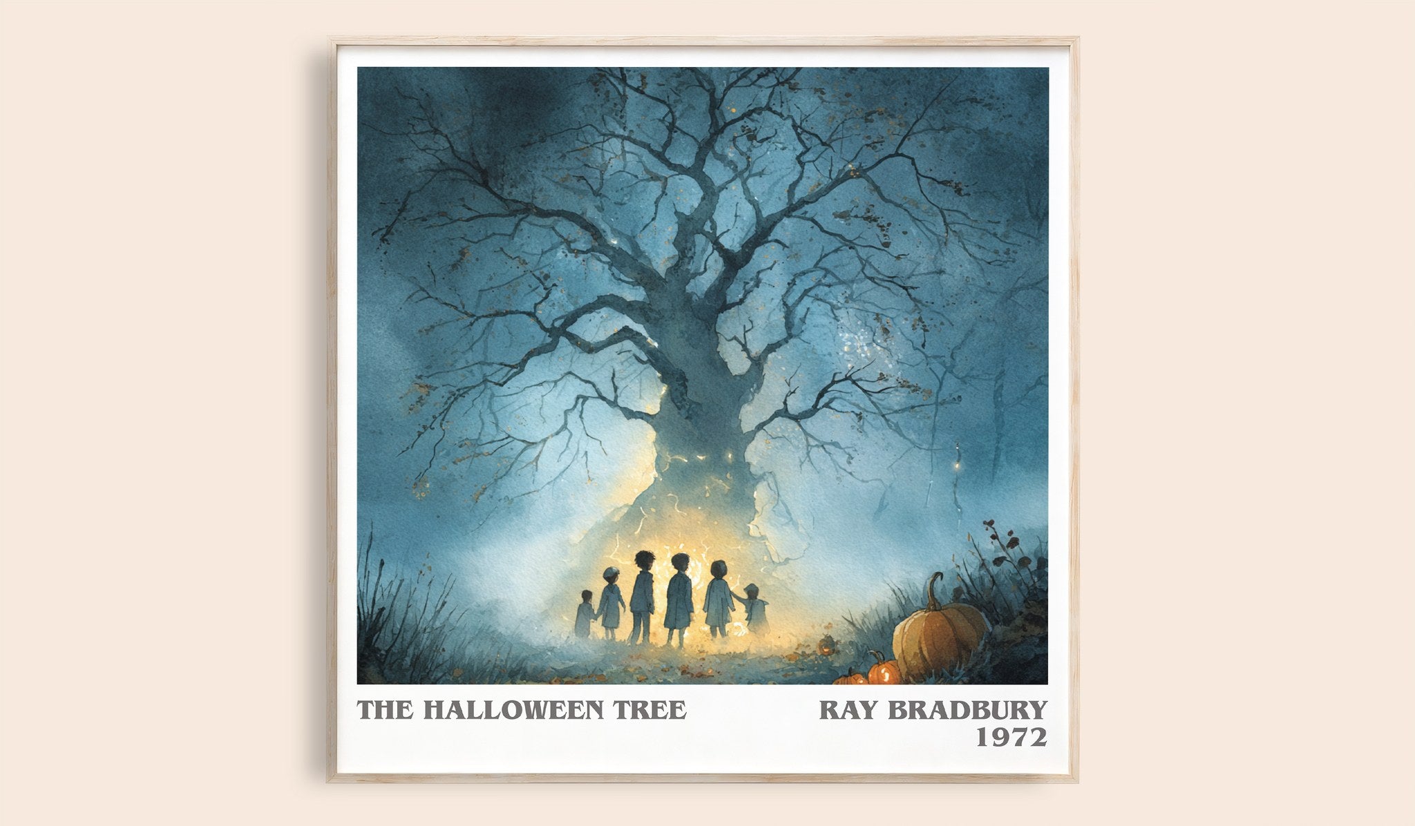 The Halloween Tree Literary Art Print by Ray Bradbury