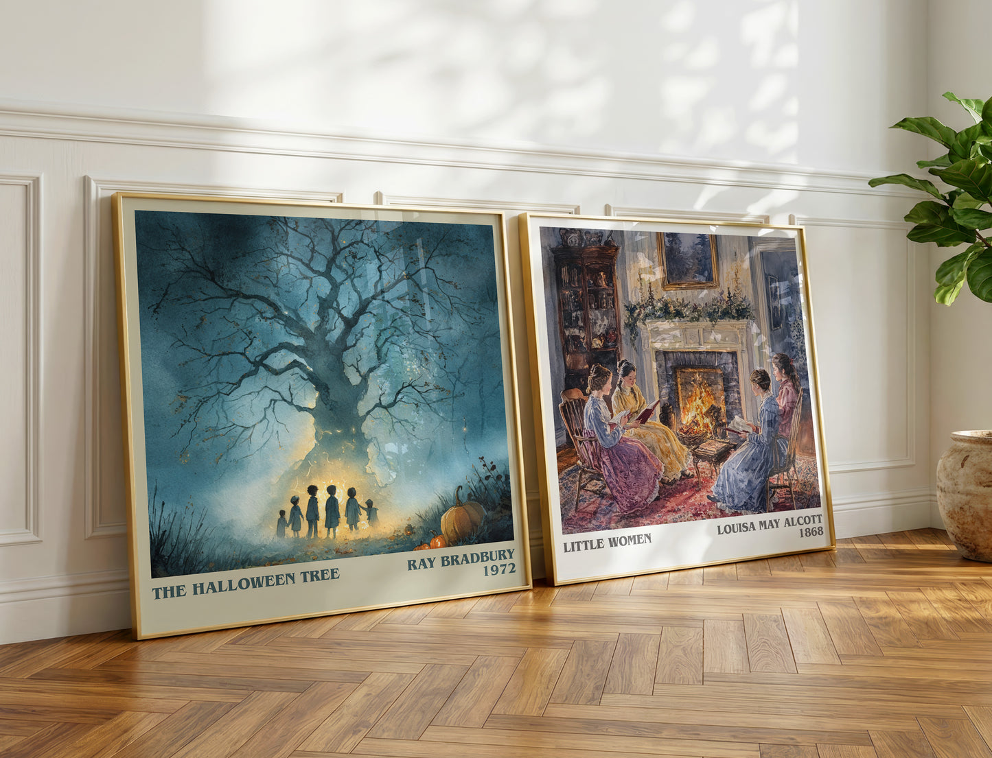 The Halloween Tree book poster packaging – museum-quality print rolled in protective tube