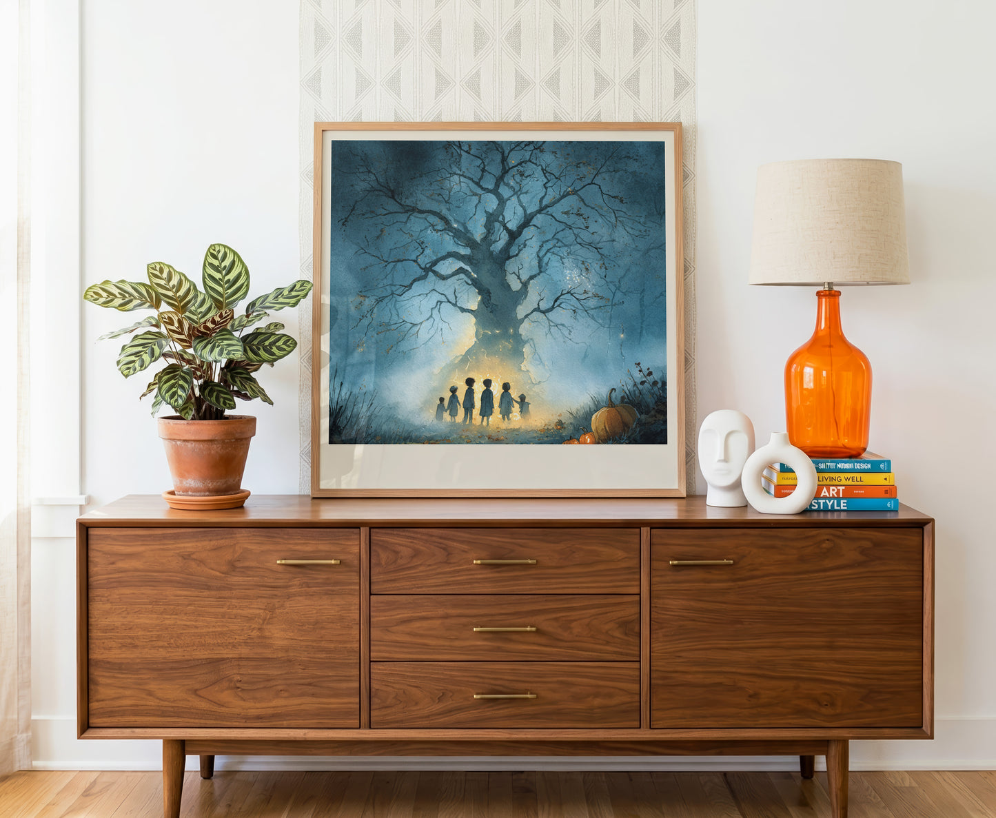The Halloween Tree literary literary print detail – Ray Bradbury book art