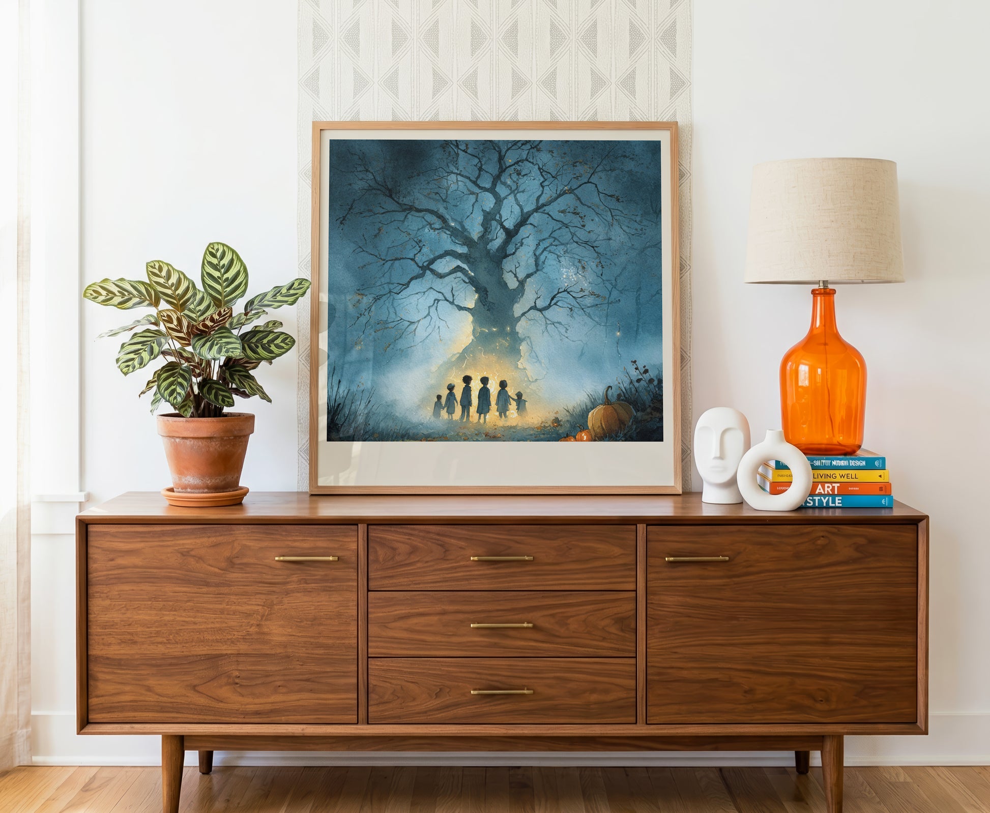 The Halloween Tree literary literary print detail – Ray Bradbury book art