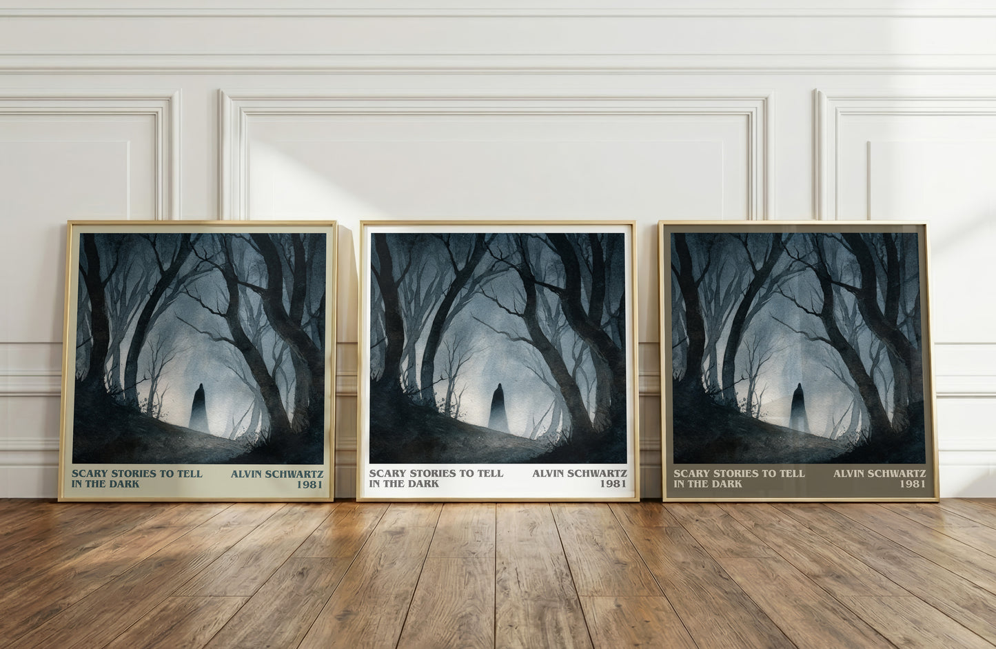 More Scary Stories to Tell in the Dark literary print framed by window – literary home decor