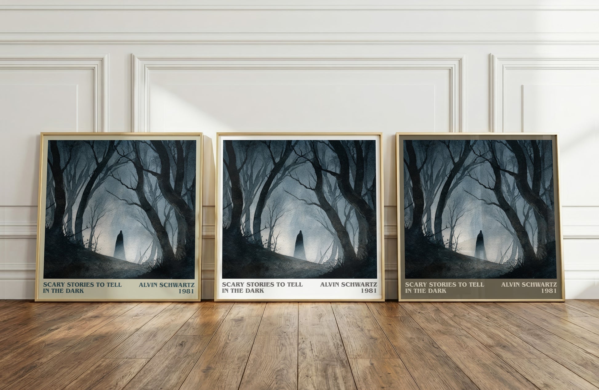 More Scary Stories to Tell in the Dark literary print framed by window – literary home decor
