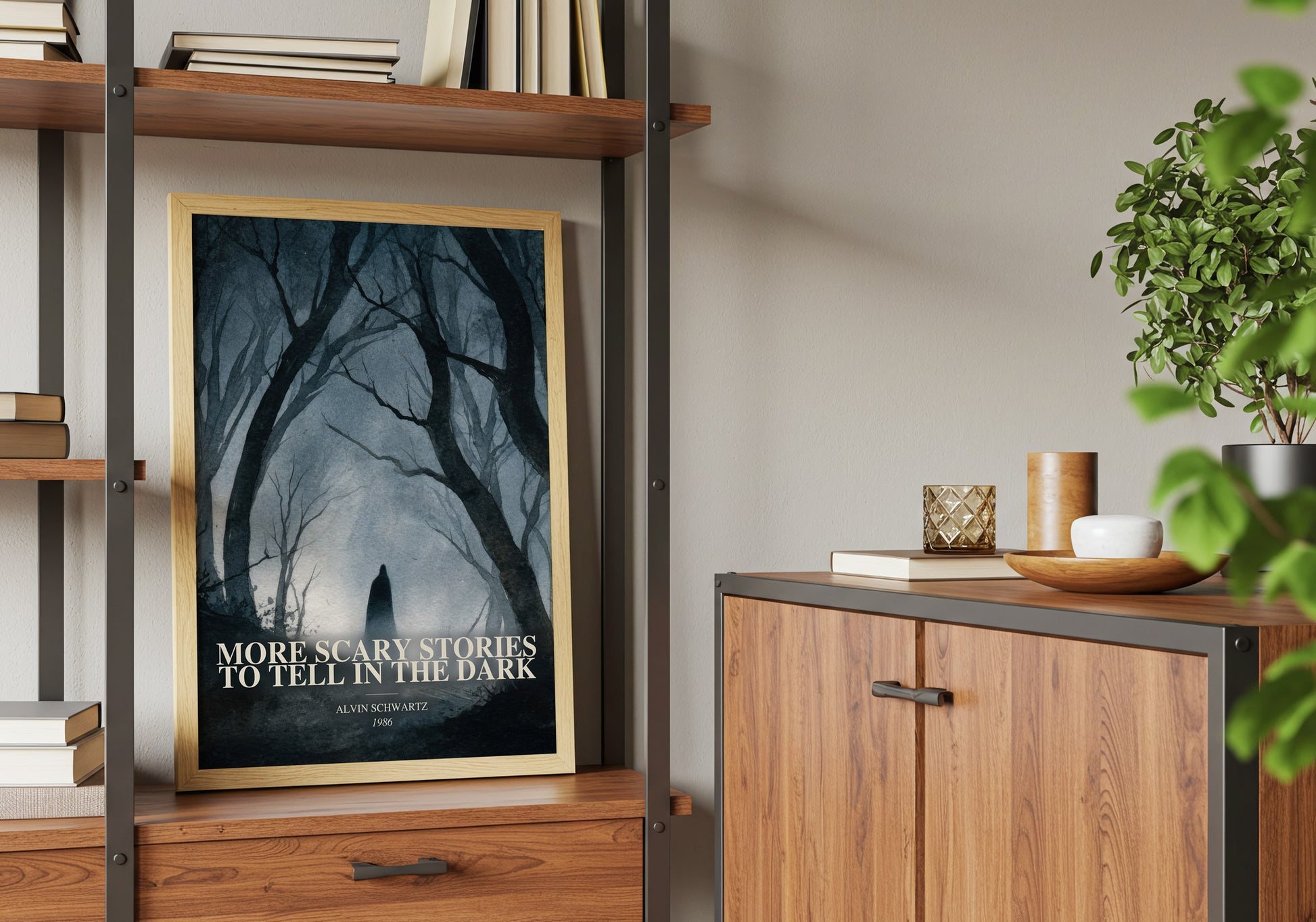 More Scary Stories To Tell In The Dark book watercolour illustration paper finish options – matte satin gloss