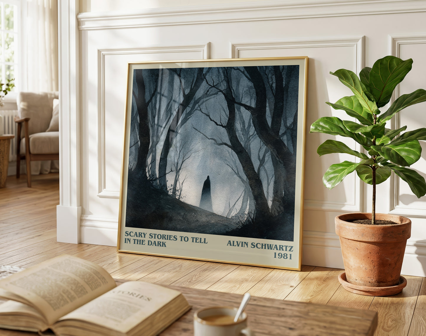 More Scary Stories to Tell in the Dark literary poster paired in gallery wall – literary art prints
