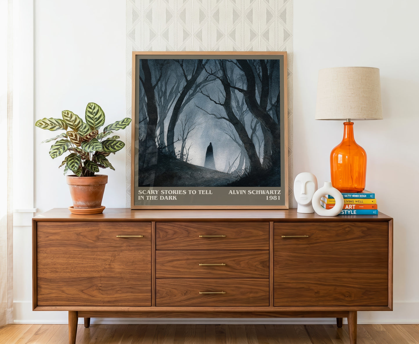 More Scary Stories to Tell in the Dark literary literary print detail – Alvin Schwartz book art