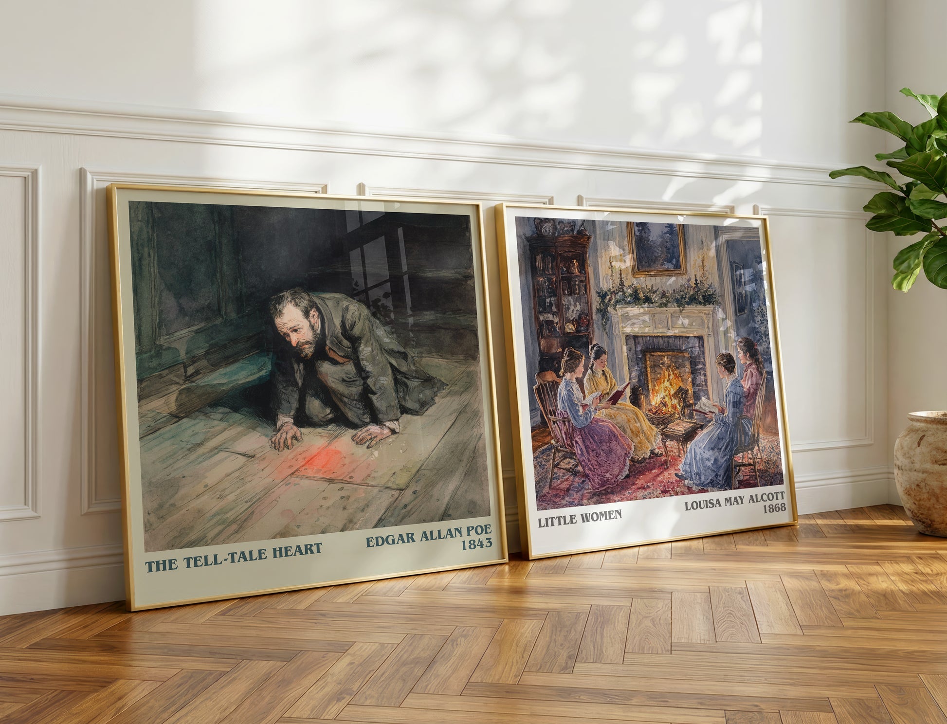 The Tell-Tale Heart book poster packaging – museum-quality print rolled in protective tube