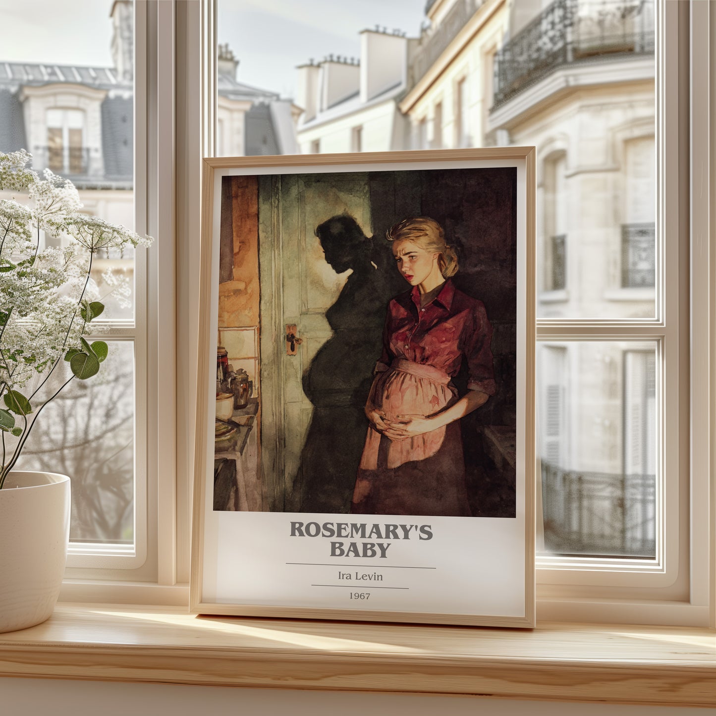 Rosemary's Baby book cover poster colour and style options – Ira Levin book art