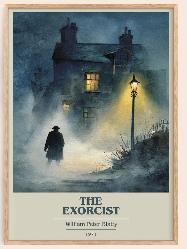 The Exorcist Book Cover Poster by William Peter Blatty