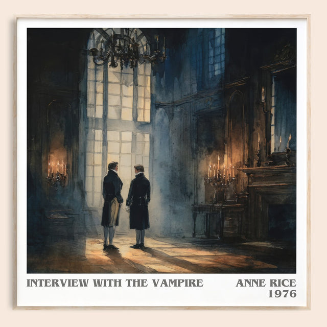 Interview with the Vampire Literary Art Print by Anne Rice