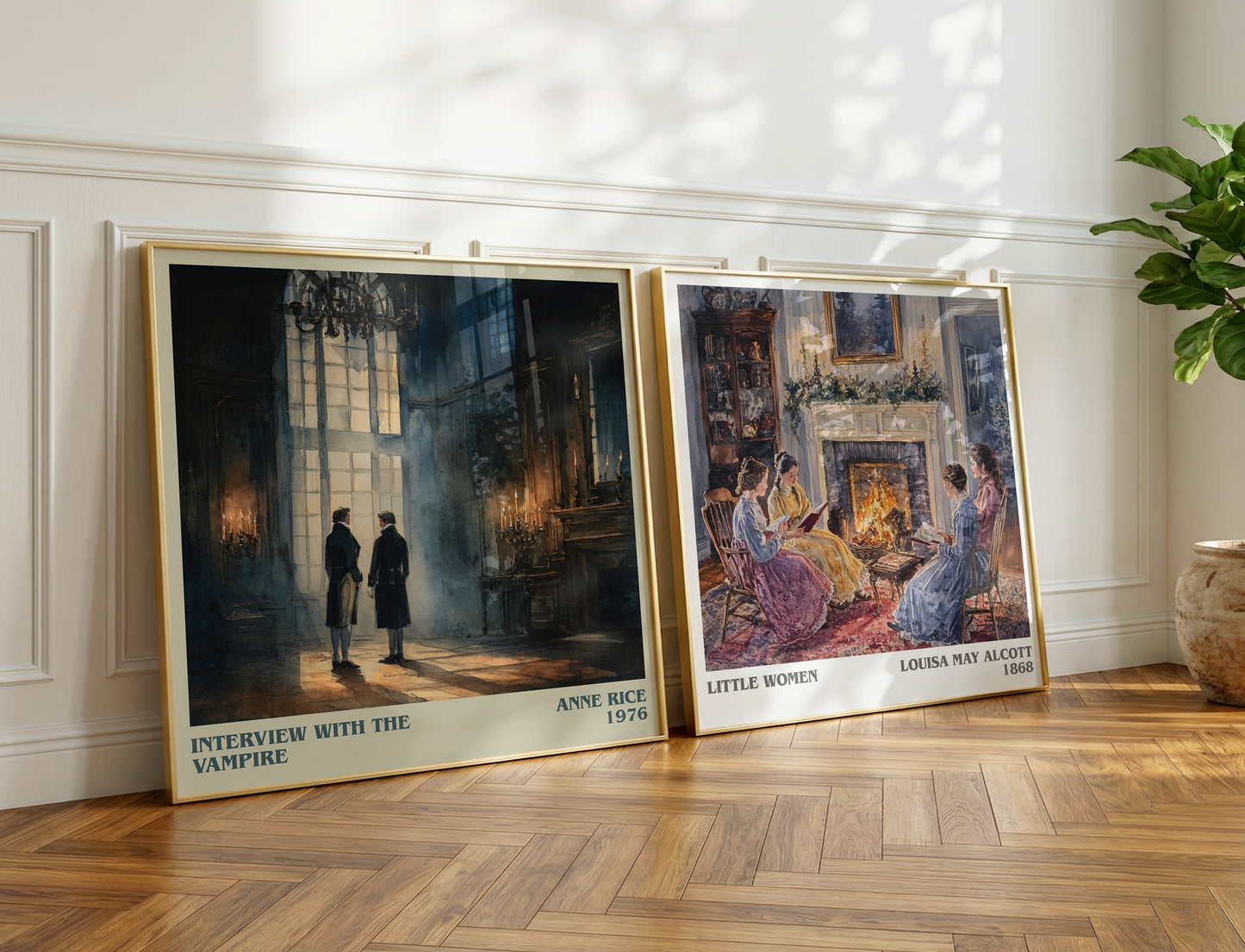 Interview with the Vampire book poster packaging – museum-quality print rolled in protective tube