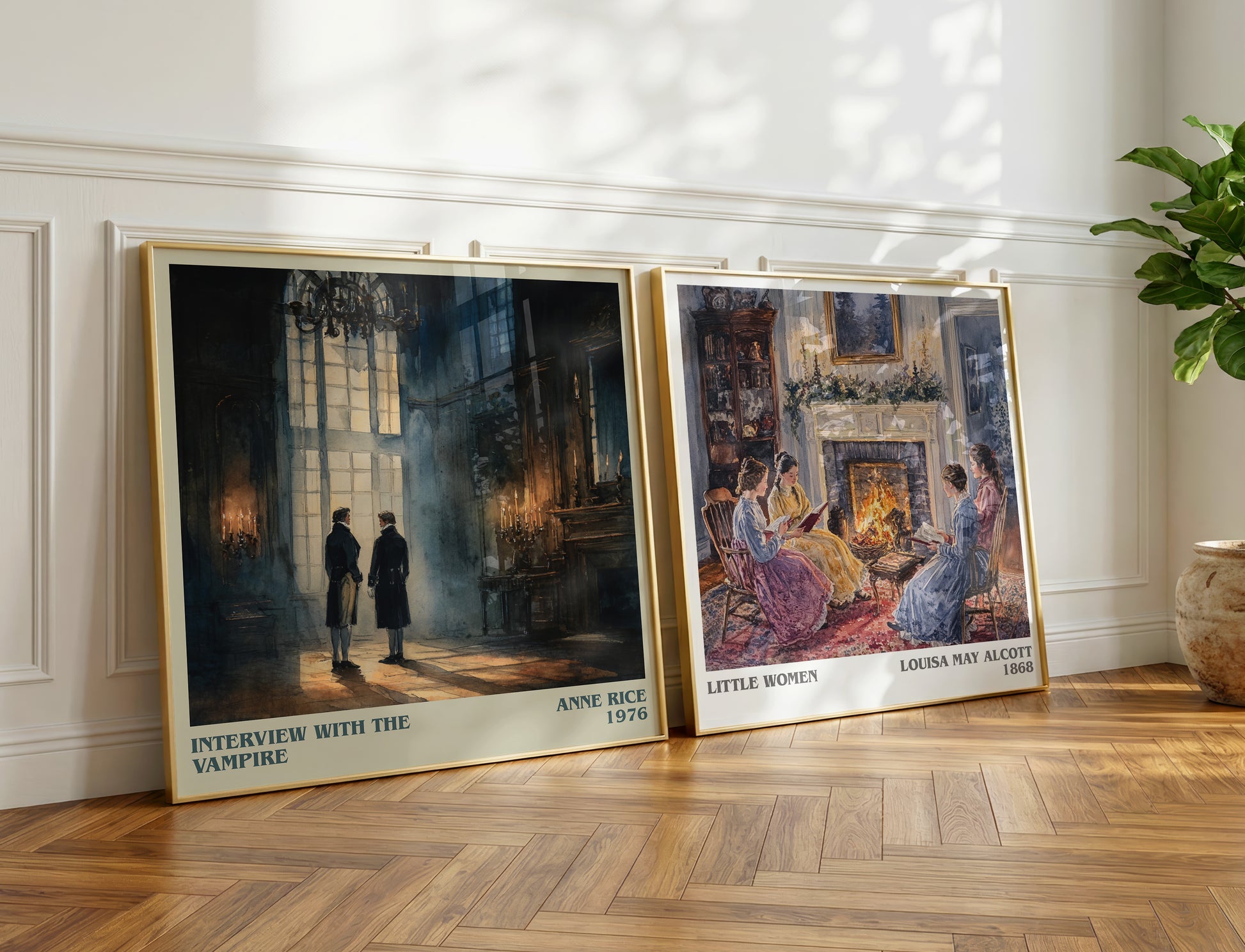 Interview with the Vampire book poster packaging – museum-quality print rolled in protective tube