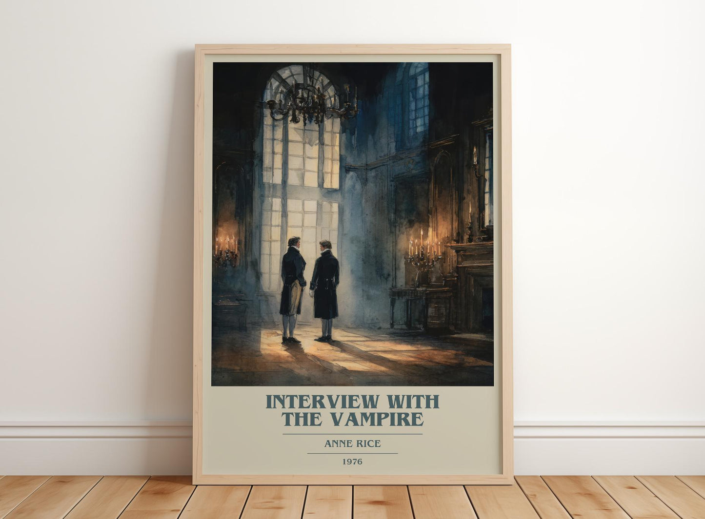 Interview with the Vampire Book Cover Poster by Anne Rice - image 1