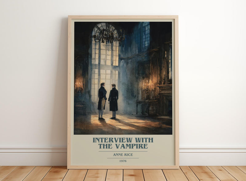 Interview with the Vampire Book Cover Poster by Anne Rice - image 1