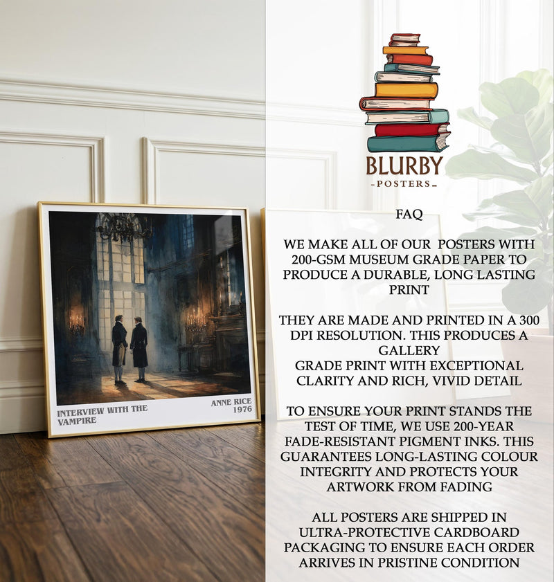 Interview with the Vampire Literary Art Print by Anne Rice - image 2