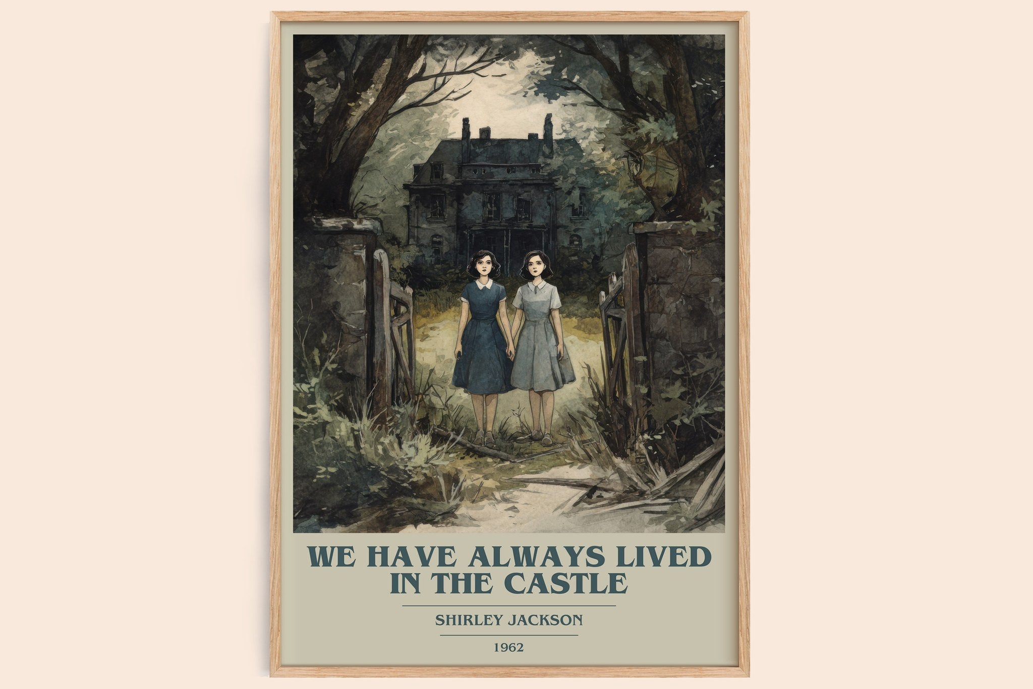 We Have Always Lived in the Castle Book Cover Poster by S. Jackson