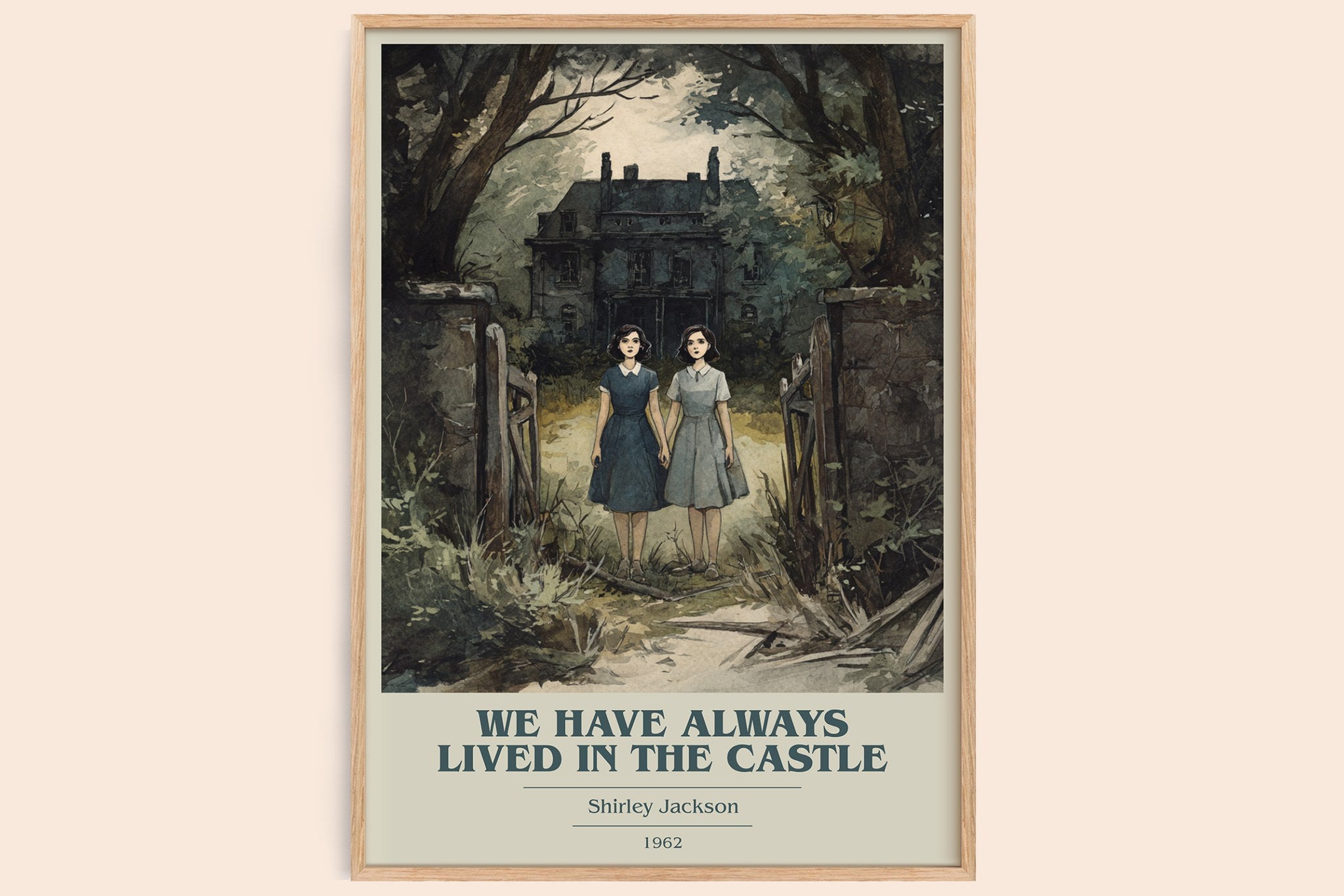 We Have Always Lived in the Castle Book Cover Poster by S. Jackson